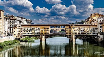 Visite de Florence : : Galerie Palatine, Vieux Pont et Place de la Signoria