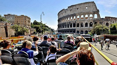 Tour de Roma com ônibus aberto Hop-on Hop-off